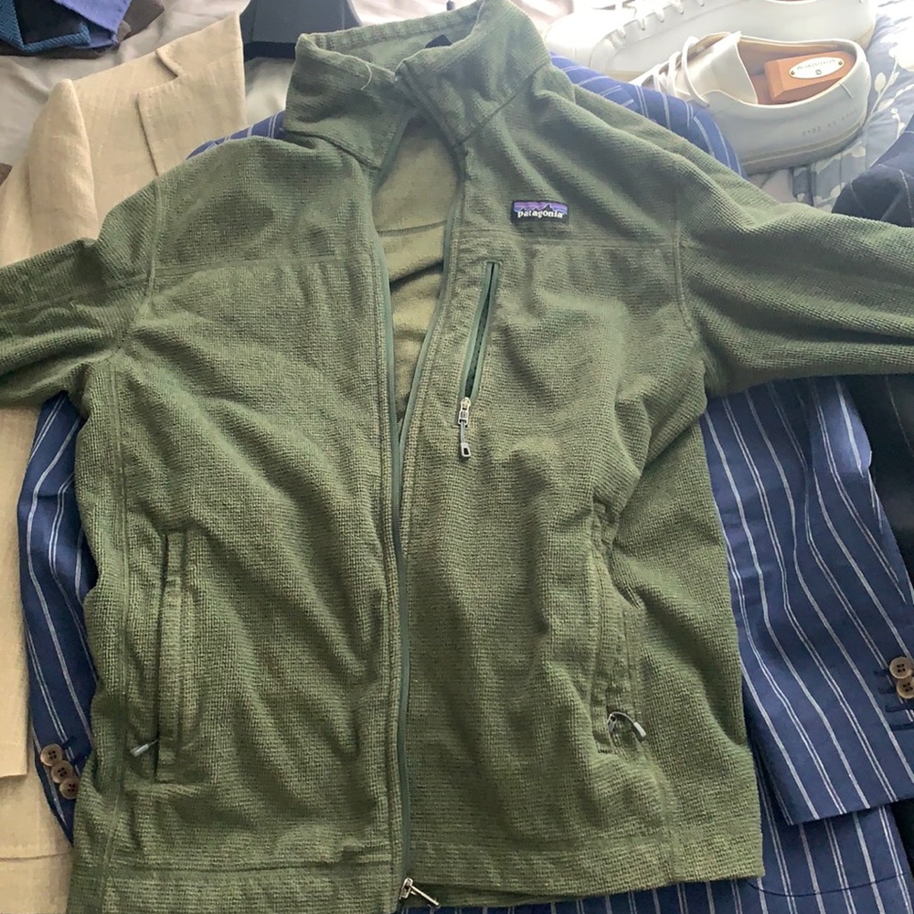 patagonia men’s medium winter jacket